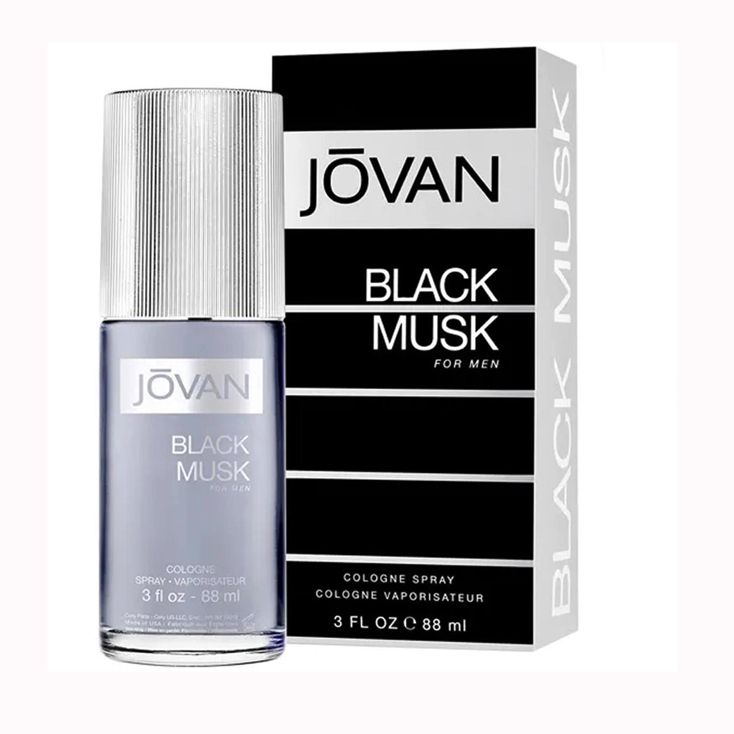 Jovan Black Musk Eau de Cologne Spray 90 ml for Men