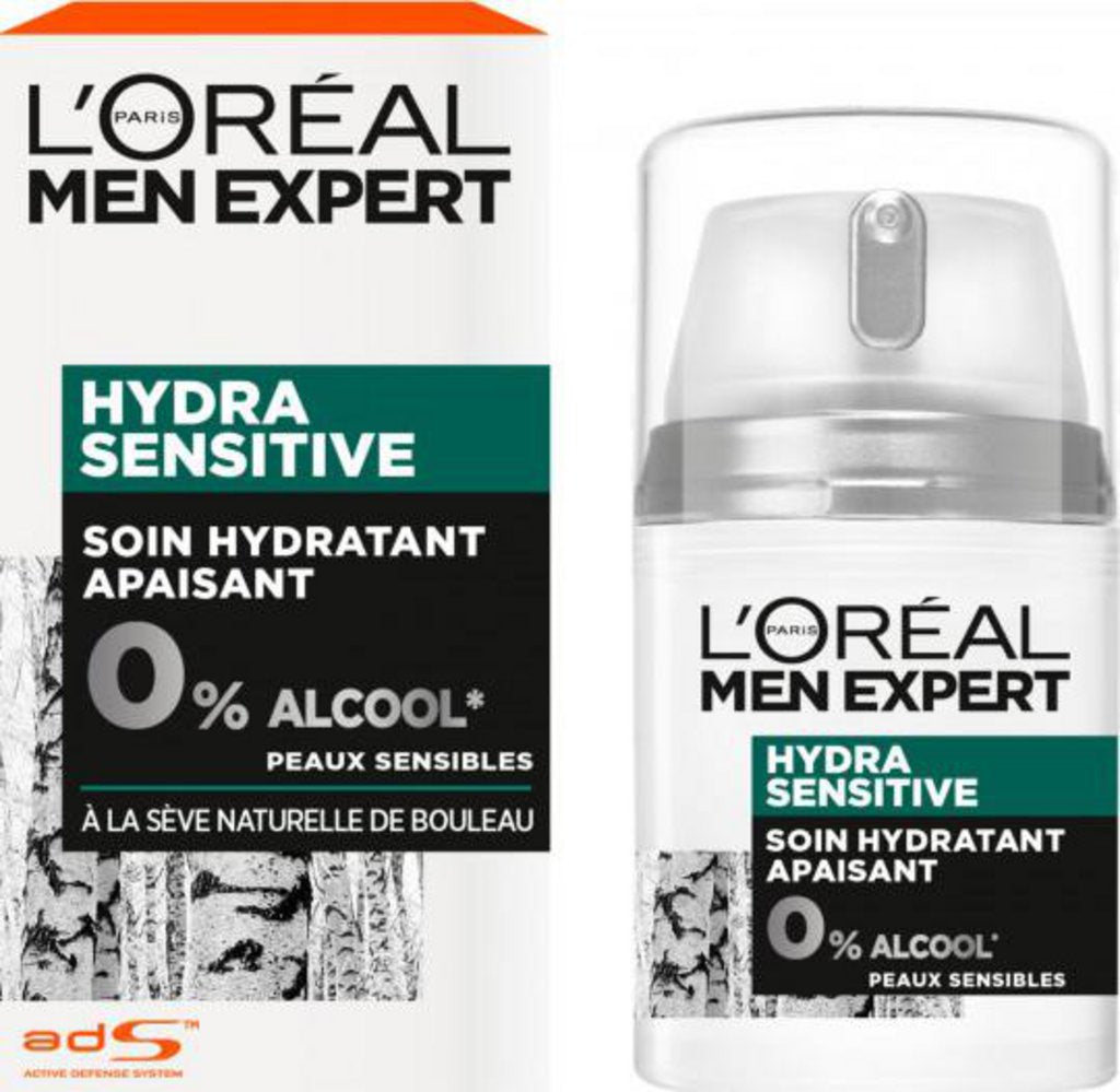 L'OREAL PARIS Uomo Expert Hydra Sensitive Soin Hydratant Apaisant 50 ml
