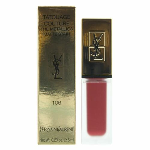 Yves Saint Laurent W. Tatouage Couture The Metallics  No 106- Gided Fuchsia Rivals 6 Gr